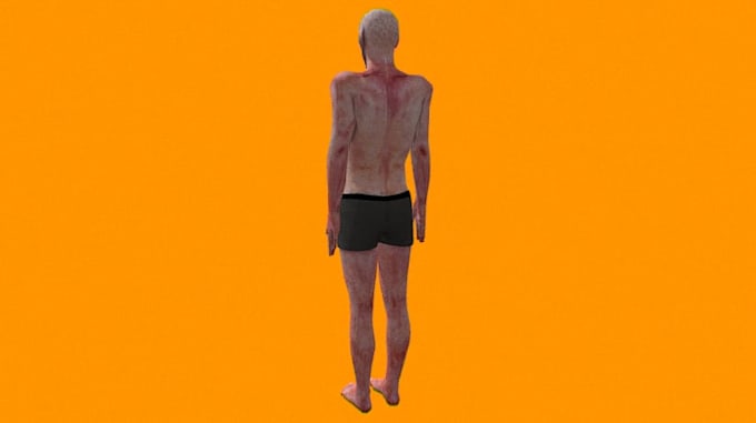 create ps1, ps2, console game, rigging pose, psx survival, retro game, 3d visual