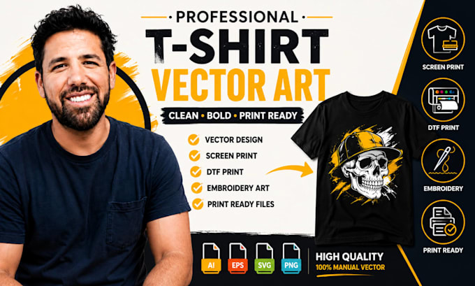 t shirt vector, screen print, dtf, embroidery vector art, print ready design