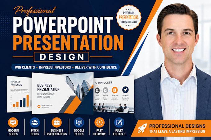 design professional powerpoint presentation  investors google slides