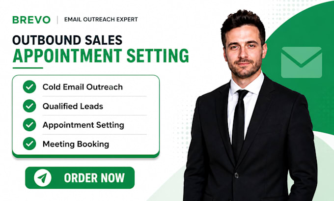 outbound sales apppointment setting email outreach meeting booking