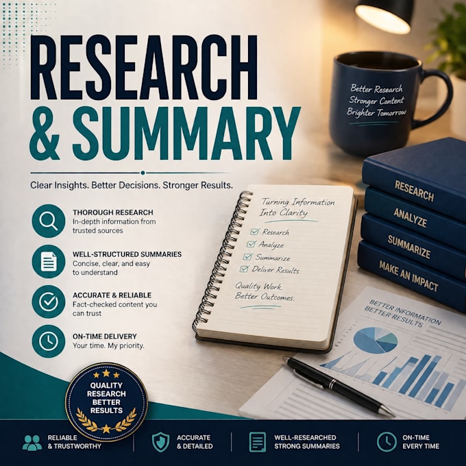 do internet research and write summaries