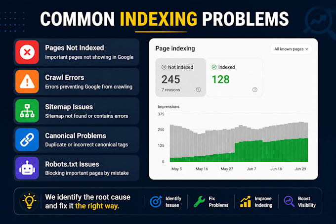 fix google search console indexing issues