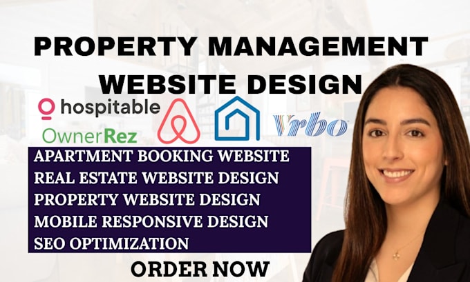design property management website, real estate website, property website