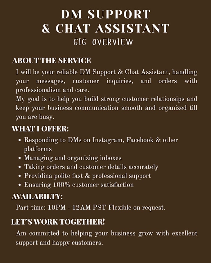 provide professional live chat customer support