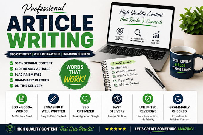 write SEO articles for your writing