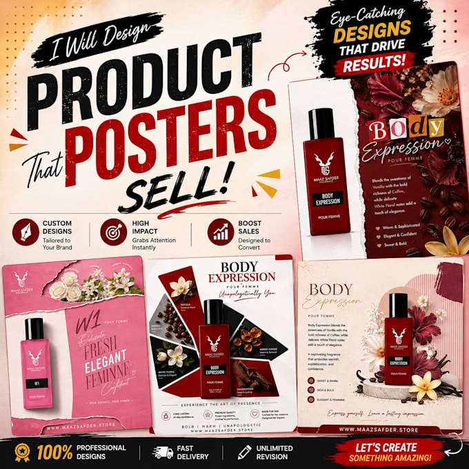 design product posters and banners