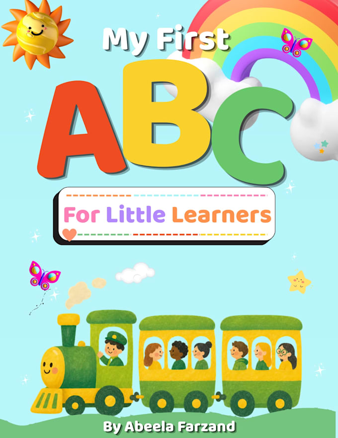 colourful kids workbook, abc, tracing, activity and story books