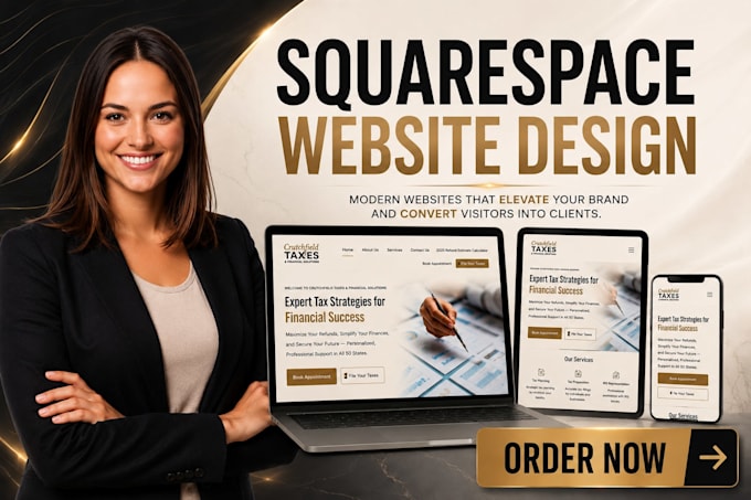 build or redesign squarespace website design and squarespace website development