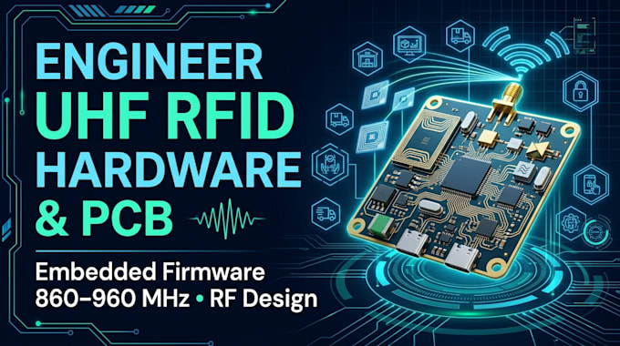 engineer uhf rfid hardware firmware and pcb layout