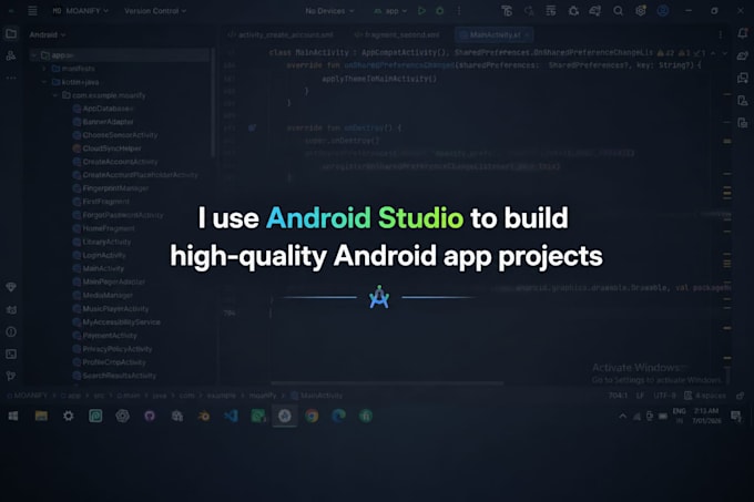 develop a custom android app for your business