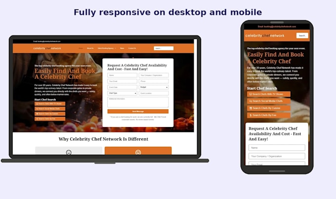 do complete website setup domain hosting cms and business email setup