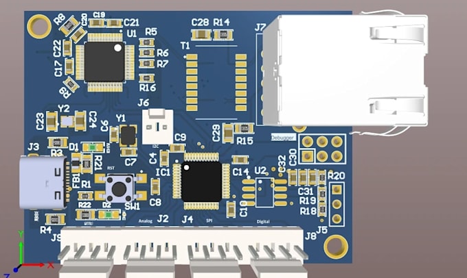 automotive pcb, esp32 pcb, bms pcb, power electronics pcb, motor driver, rf pcb
