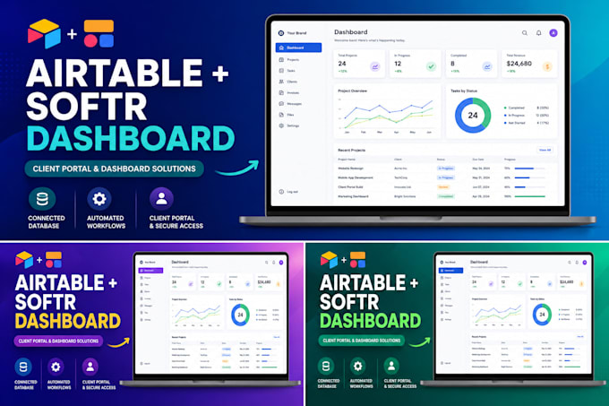 build an airtable softr dashboard for your business