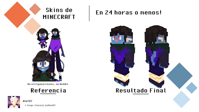 create a minecraft skin for you