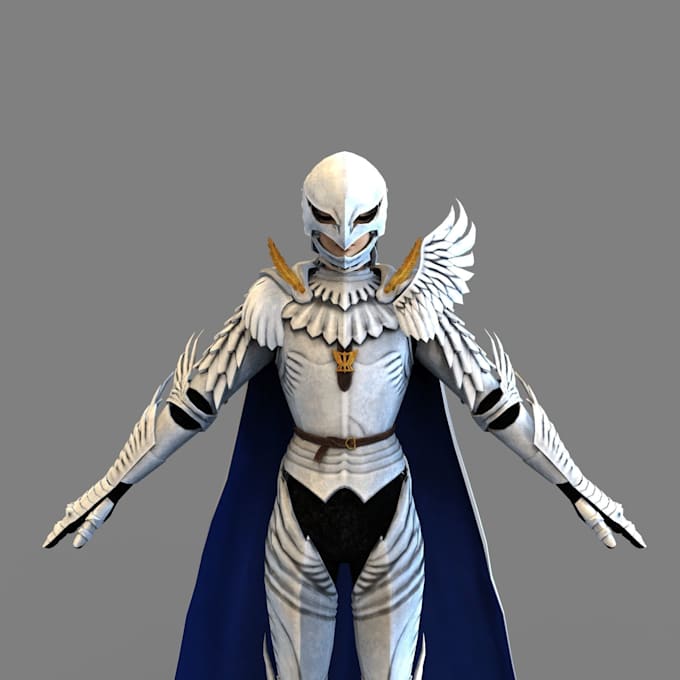 do custom cosplay creation, 3d cosplay model, 3d wearable armor, props, 3d print
