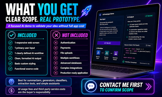 build your mvp or saas prototype as a US based developer