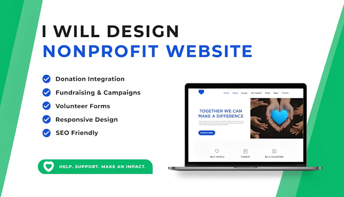 be your charity, non profit website designer