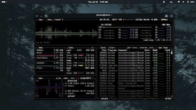 fix or build custom nixos configurations using nix flakes