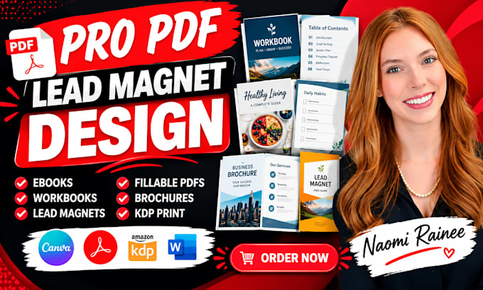 design ebook pdf, workbooks, lead magnet in canva pro