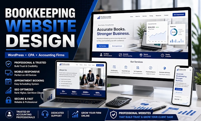 build a bookkeeping business website