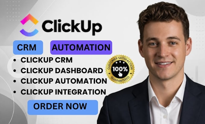 setup clickup workspace clickup crm clickup dashboard clickup task automation