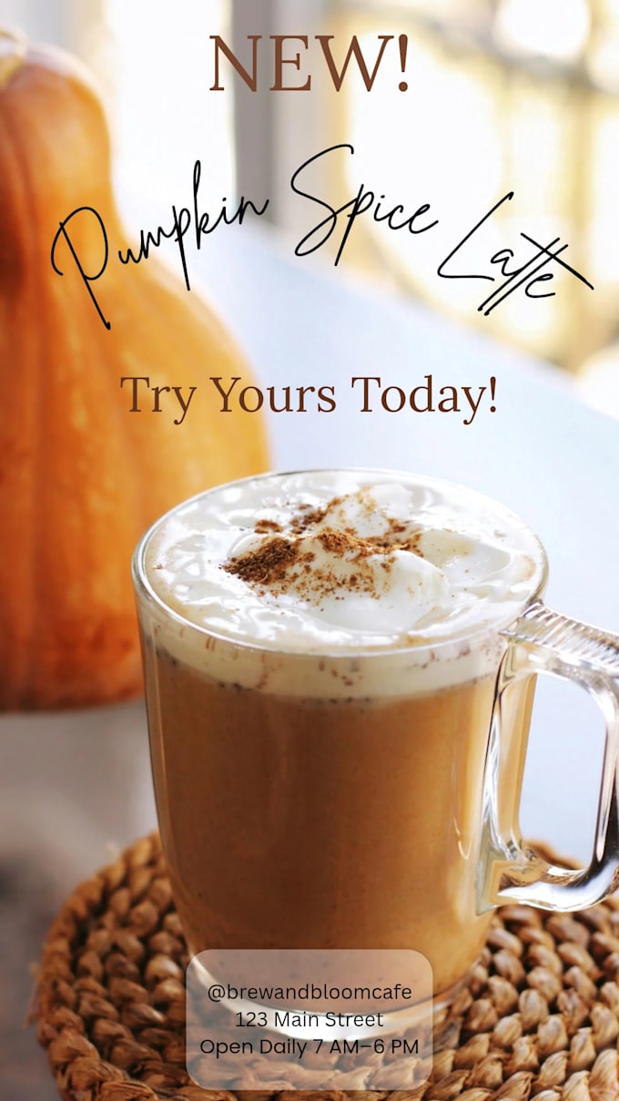 design eye catching coffee shop social media posts