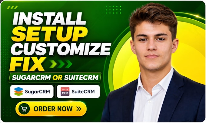 install setup customize and fix suitecrm sugarcrm or espocrm