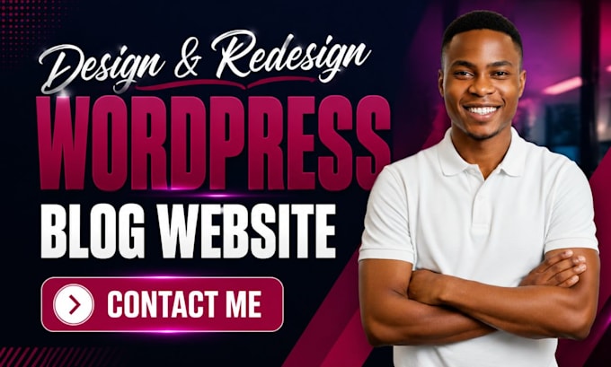 wordpress blog website design and redesign elementor website development, SEO