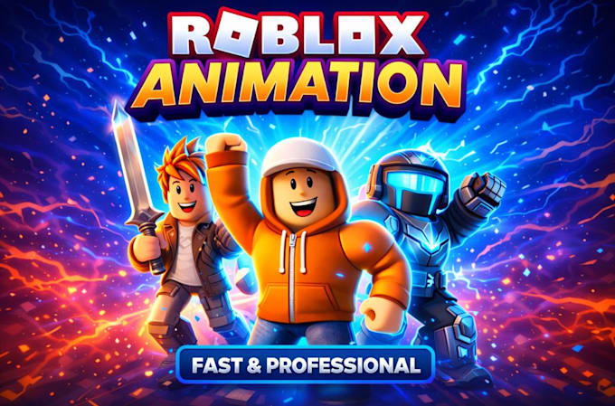 create high quality custom roblox animations for character animation