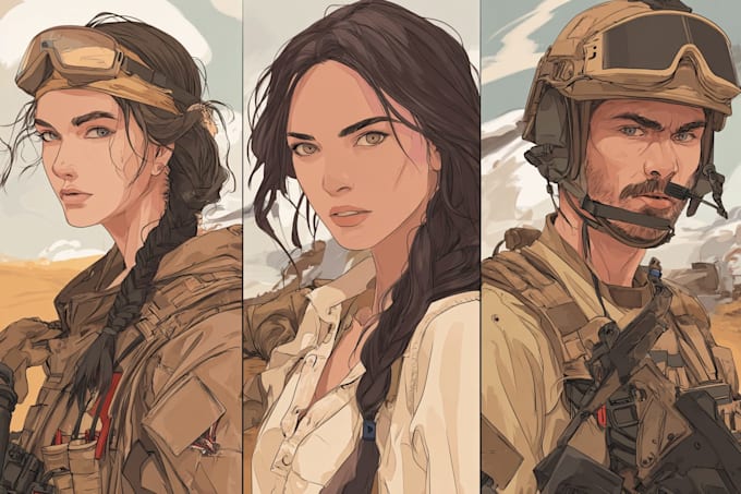 create military tactical character