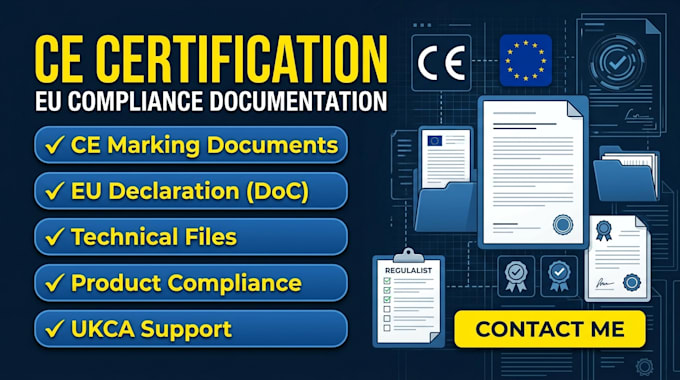 prepare ce certification declaration of conformity and eu compliance documents