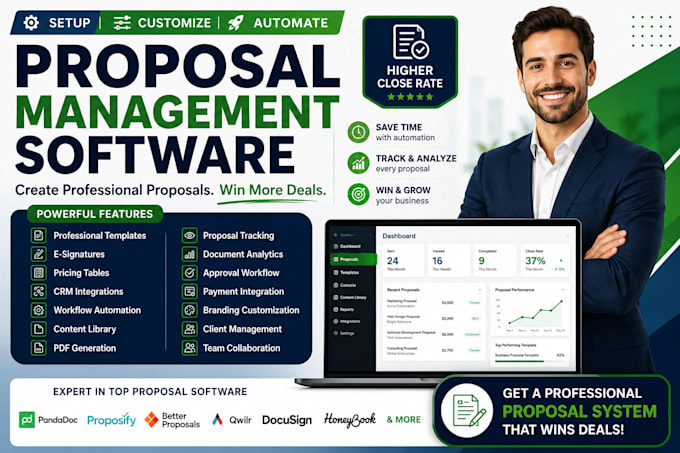 setup and customize proposal management software for your business via docusign