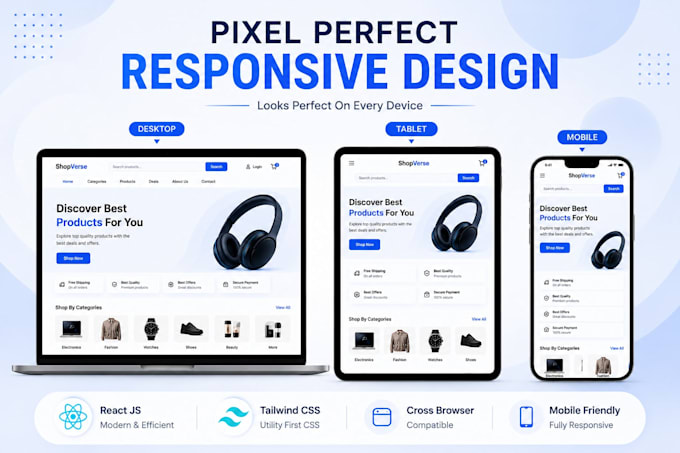 convert figma design to responsive react js website