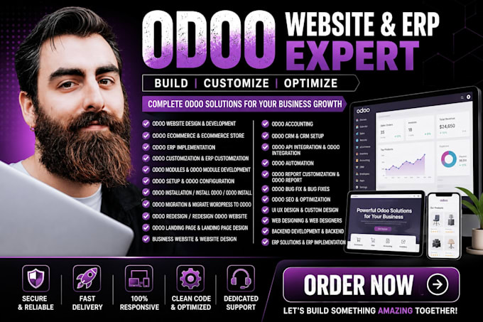 build odoo website, odoo ecommerce, odoo erp, odoo customization, odoo developer