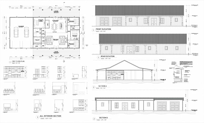 draft 2d permit plans, autocad drawings, blue print and architectural drafting