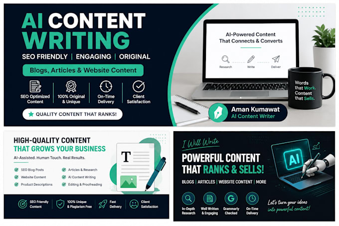 write SEO optimized ai content for blogs, articals websites