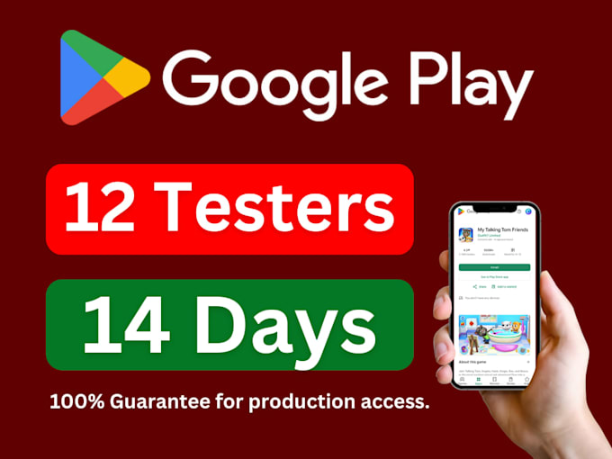 12 testers 20 testers 12 app testers google play mobile app testing