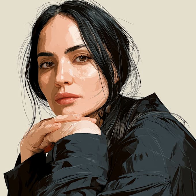 draw high quality vector portraits
