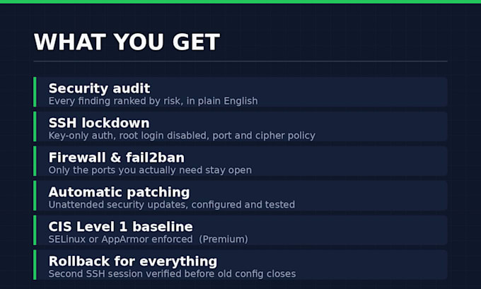 harden and secure your linux server against attacks