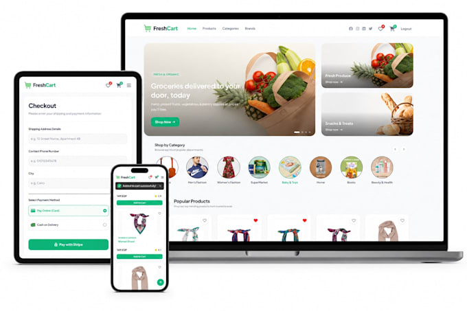 build a full stack web application with django and react