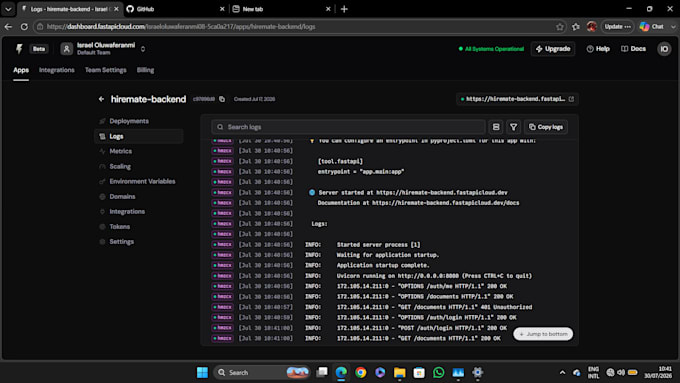 build your fastapi backend or integrate ai and llm apis