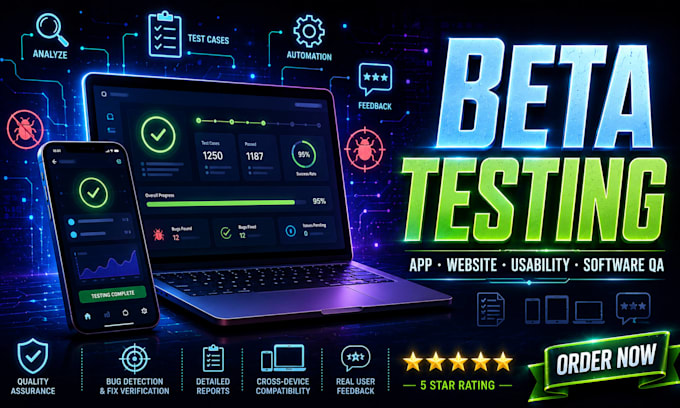 user test beta testing website testing app testing for apps websites feedback