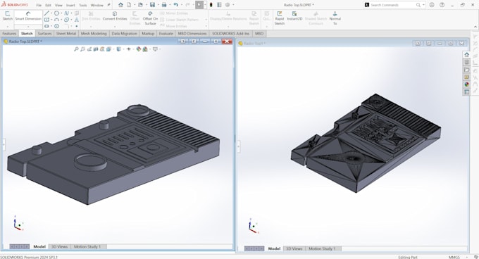 repair stl or create for a 3d printer