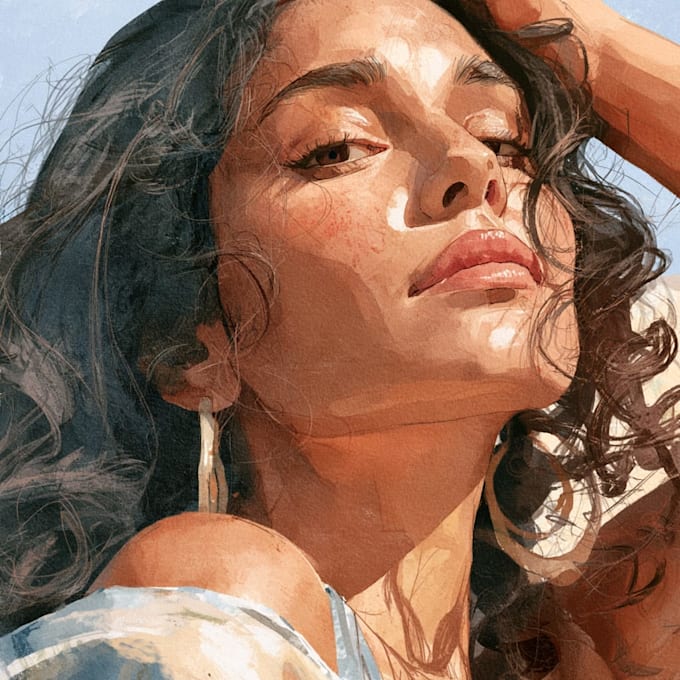 make a face into vector cartoon portrait