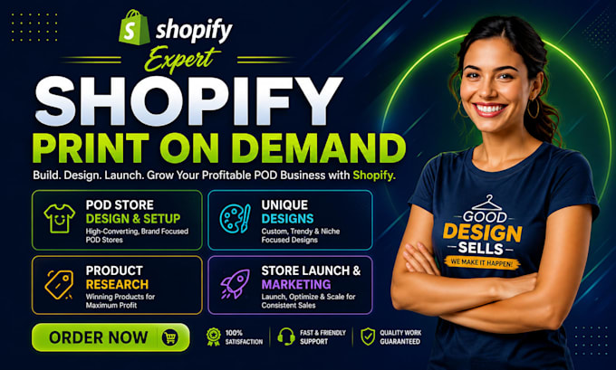 create shopify store dropshipping print on demand  website shopify pod store