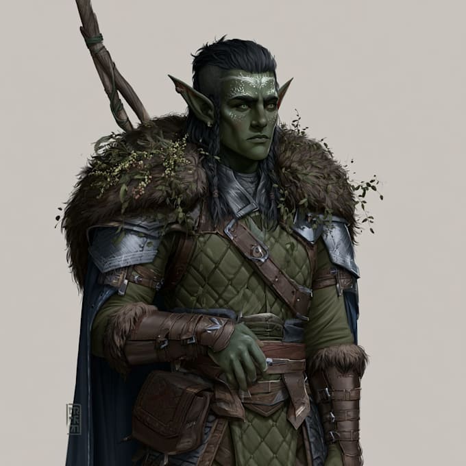 unique character art and dnd character art