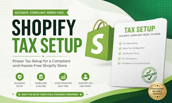 setup shopify tax and vat for your ecommerce store