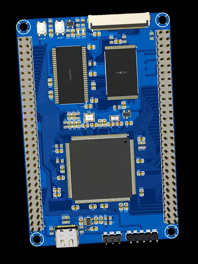 design wearable iot pcb, flexible pcb, ble smartwatch and medical device pcb