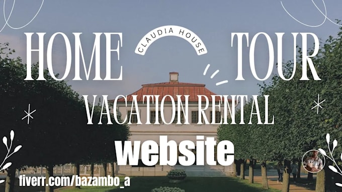 develop a luxury vacation website and property listing for direct booking