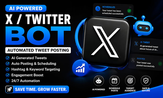 create ai powered x twitter bot for automated tweet posting
